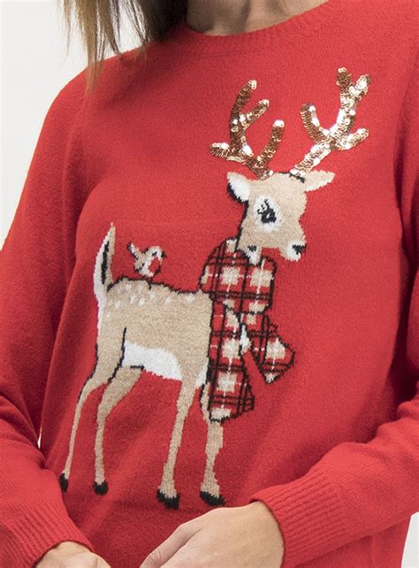 deer christmas jumper